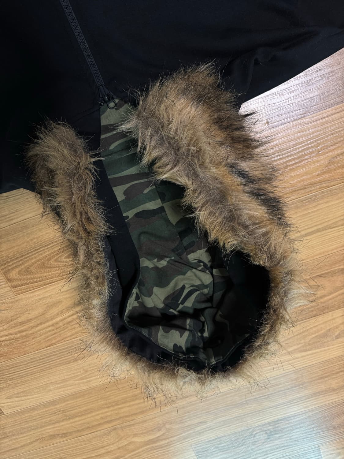 해칭룸 리버시블 퍼 후드 5(XL) 상품이미지4