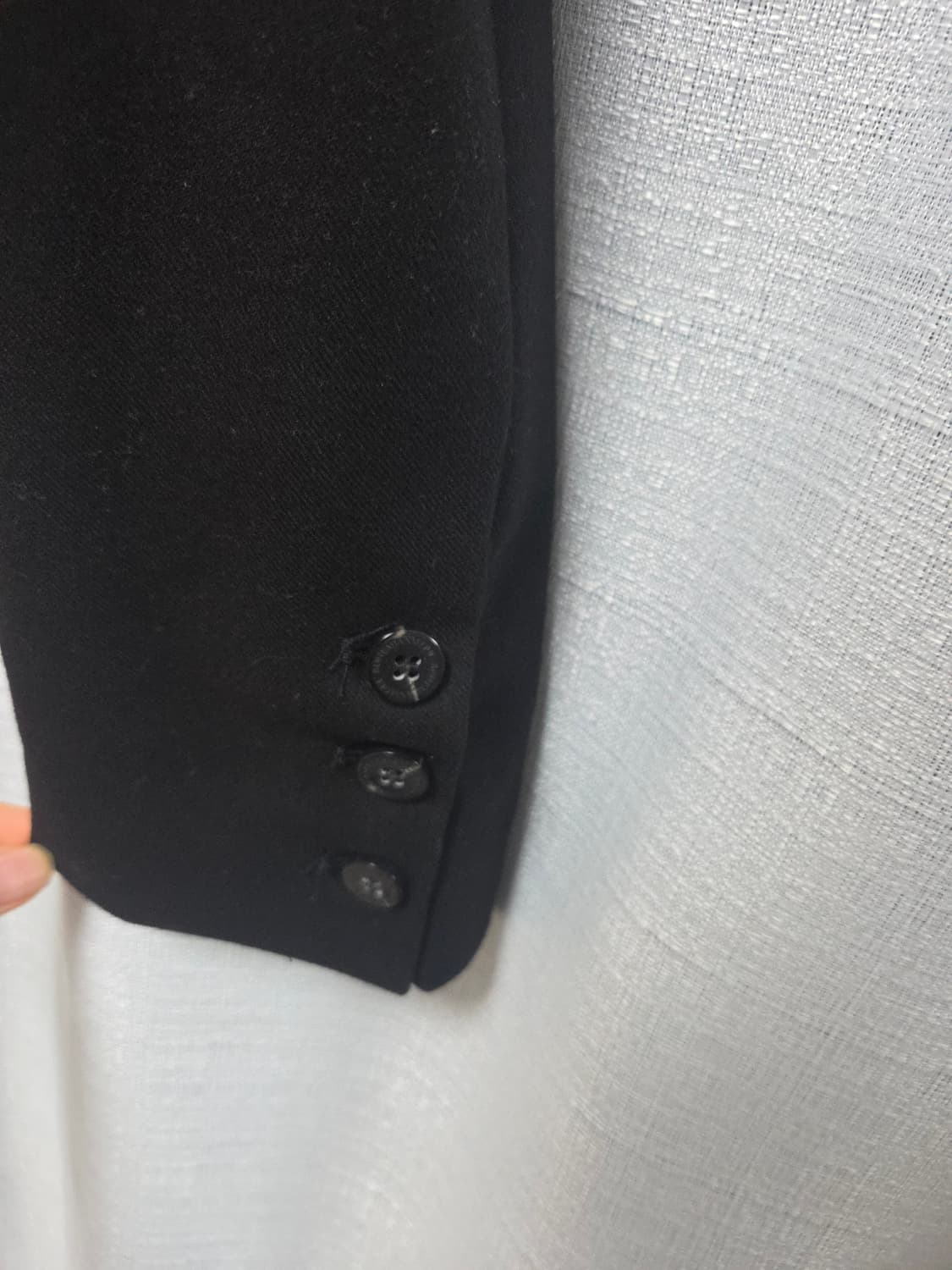 (실사첨부) 보헤미안서울 22fw 컷팅 스펜서 자켓 크롭 상품이미지8