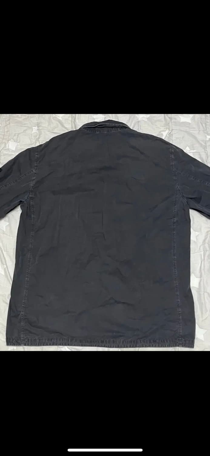 스톤아일랜드 올드이펙트 오버셔츠 21fw XXL 블랙 상품이미지6