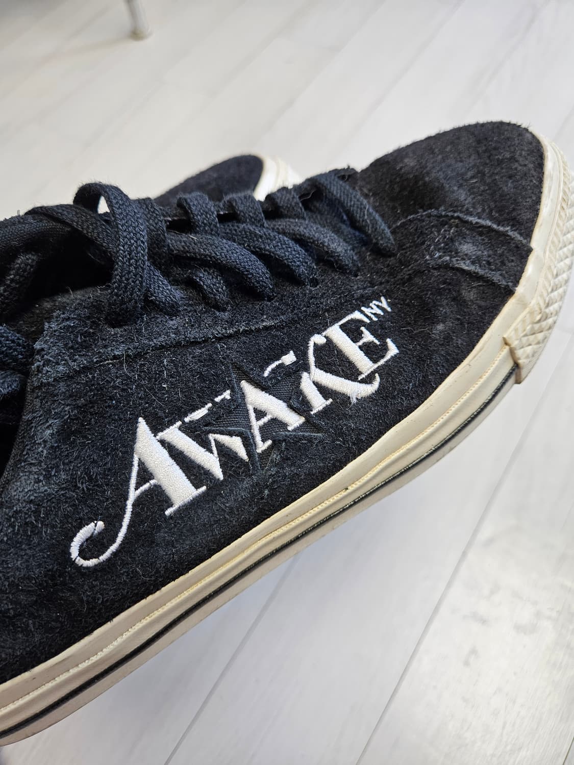 컨버스원스타 X 어웨이크 뉴욕 스웨이드 블랙 상품이미지5