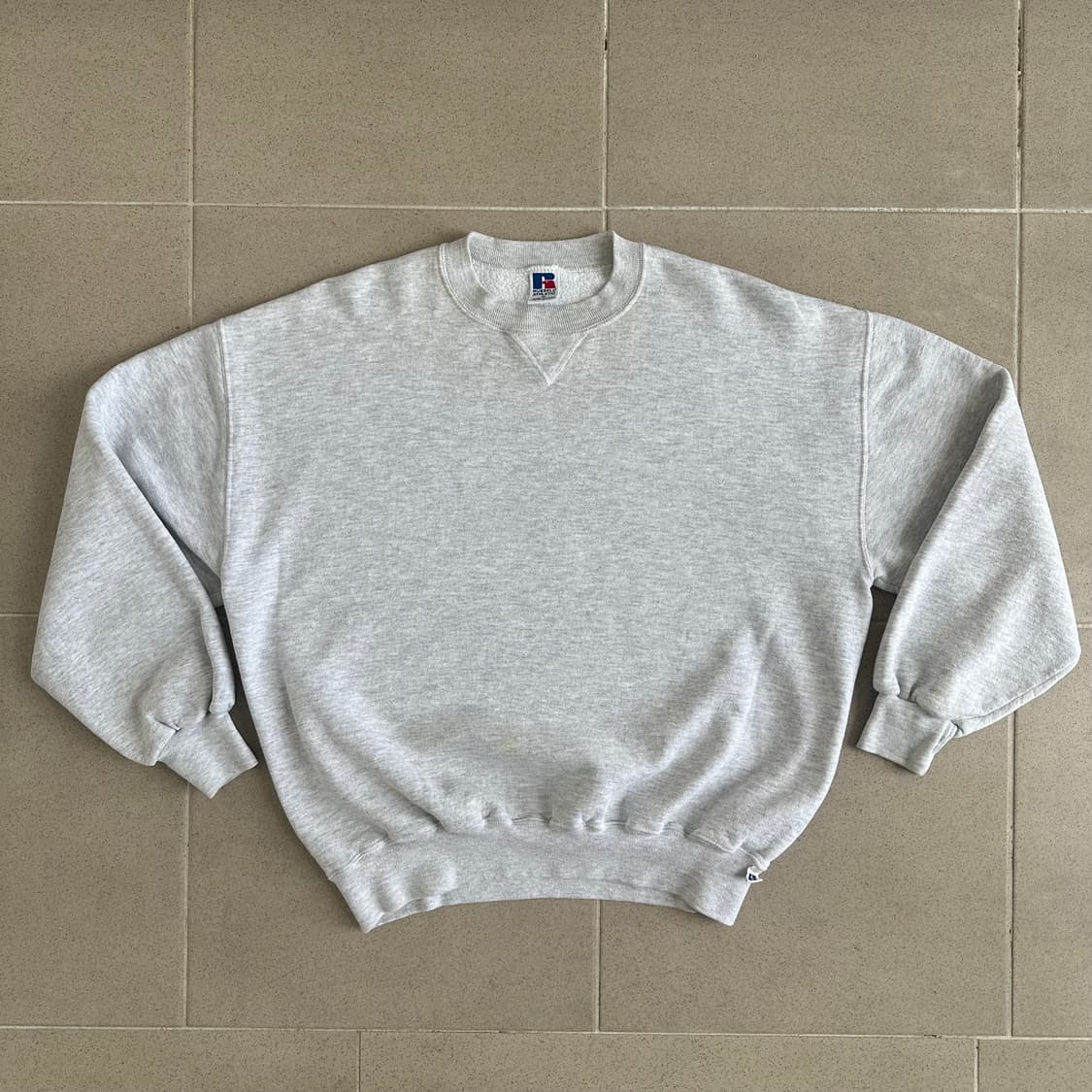 90s 빈티지 러셀 스웻셔츠 그레이 XL USA 상품이미지1