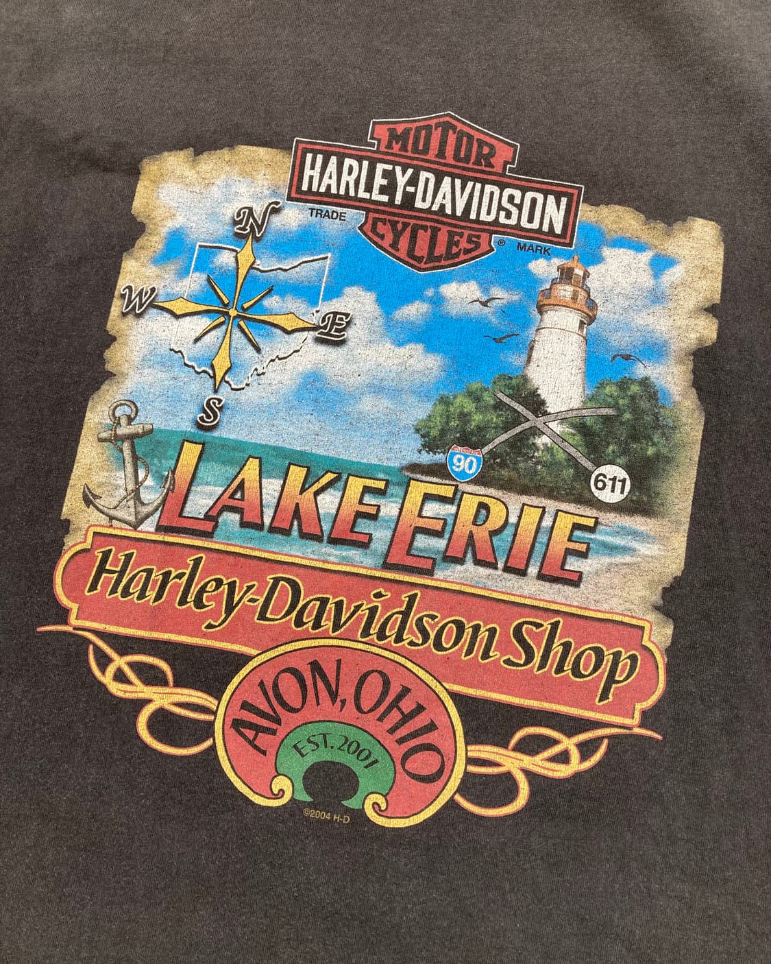 00s Harley Davidson Sleeveless Tee 상품이미지8