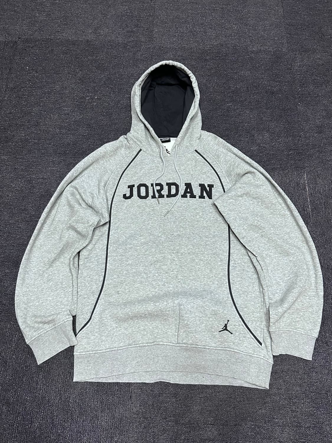 Jordan Classic Fleece 풀오버 블랙파이핑 후드티 상품이미지1
