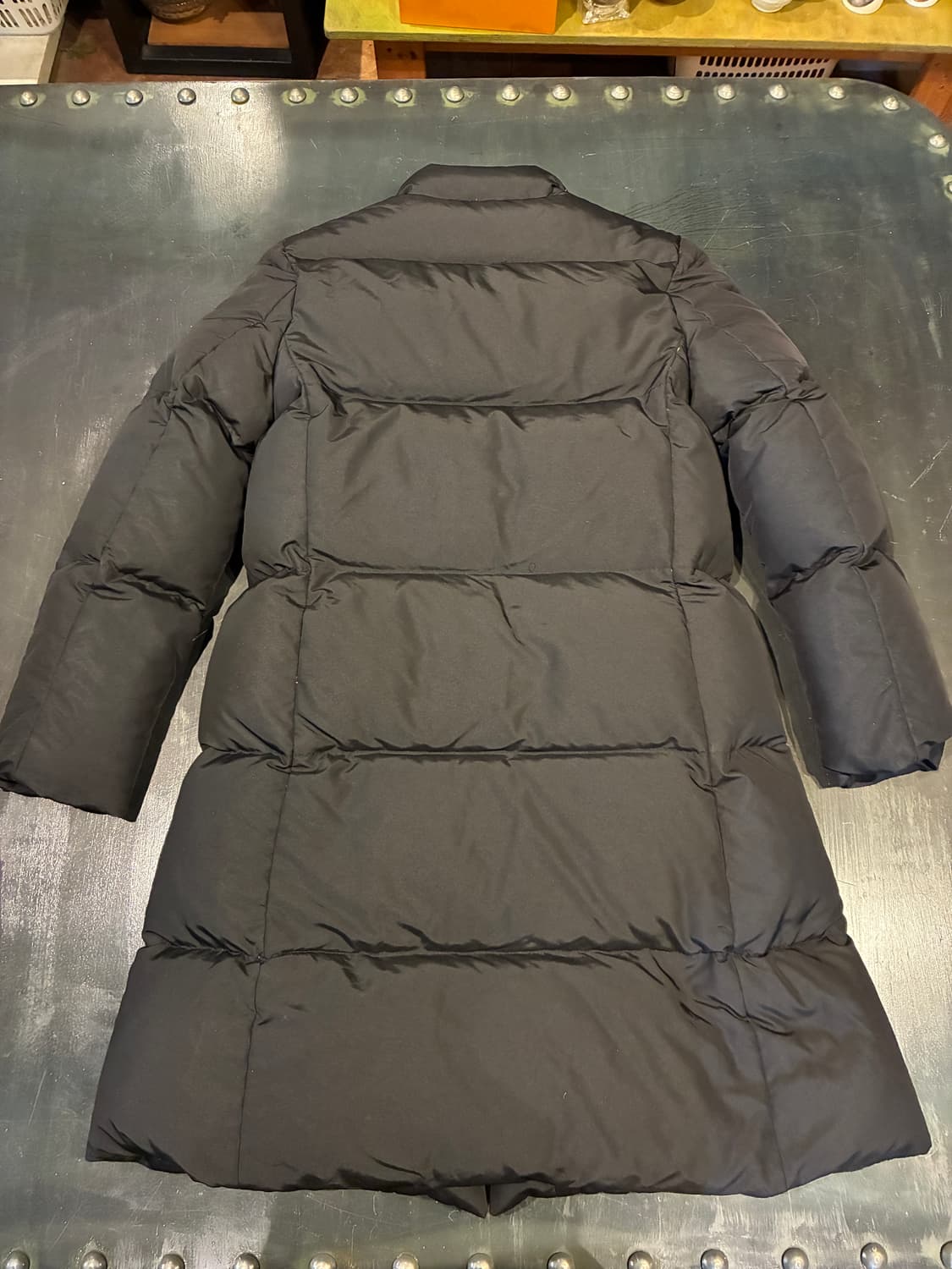 M) 버버리 다운 롱패딩 코트 블랙 상품이미지10