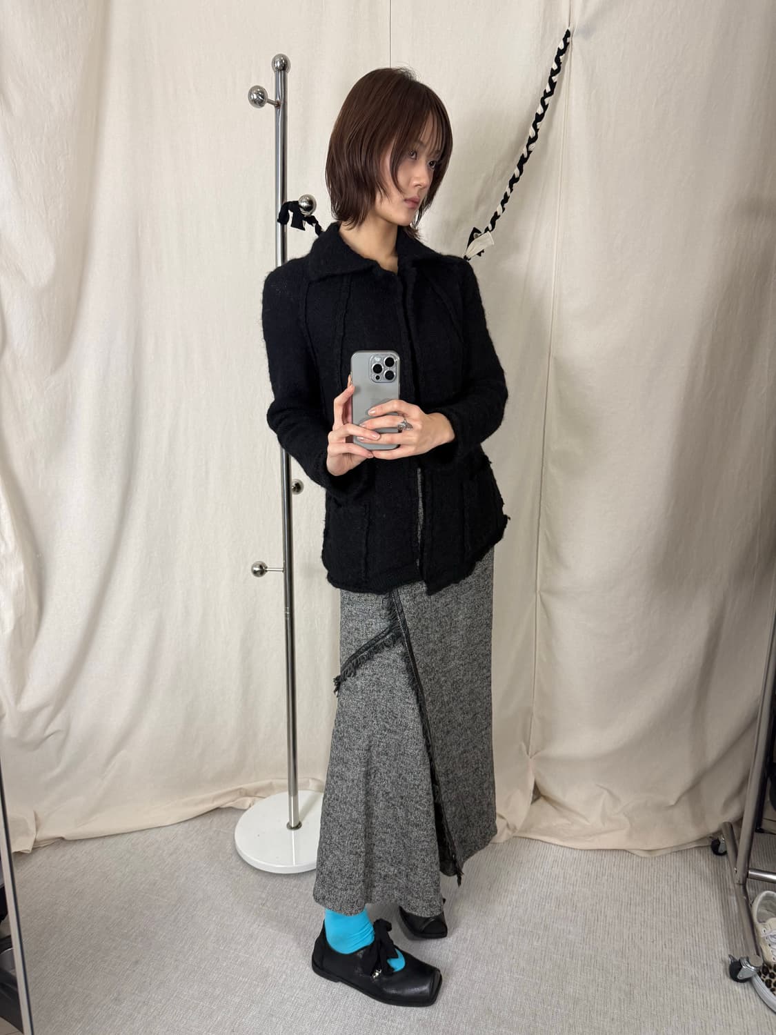 Y's 요지야마모토 부클 울 자켓 상품이미지2