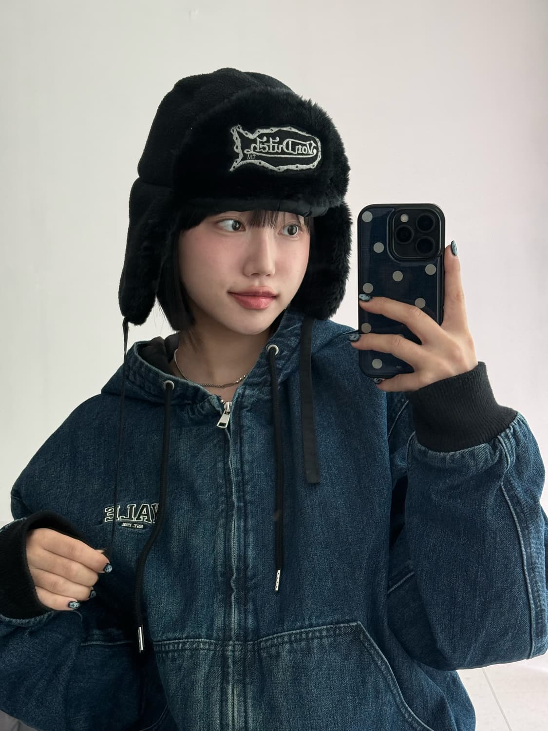 본더치 블랙 트루퍼햇 상품이미지2