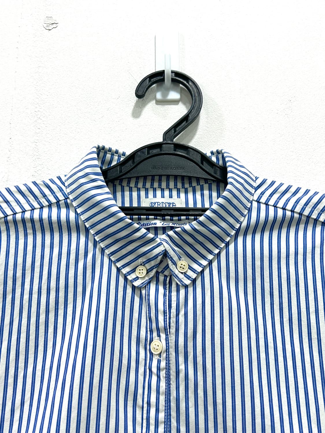 그로브 grove 스트라이프 셔츠 블루 Edition 상품이미지2