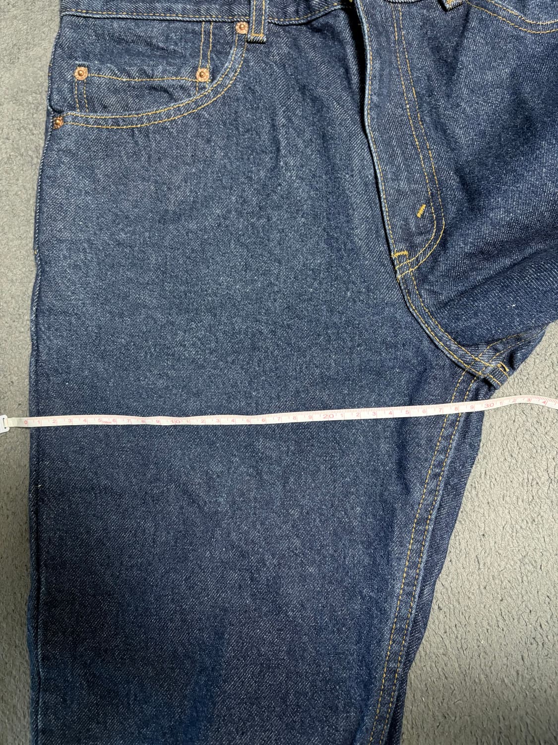 (33x32) 00s 리바이스 517 부츠컷 인디고 생지 데님 상품이미지9