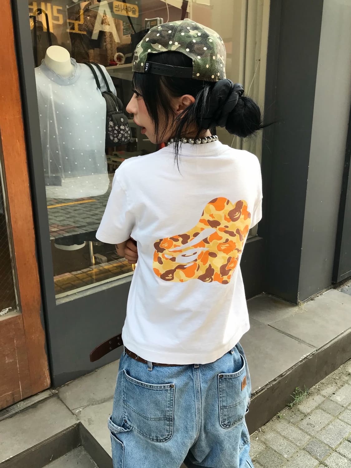 ⭐️ 베이프 카모패턴 프린팅 반팔 티셔츠 ⭐️ 상품이미지2