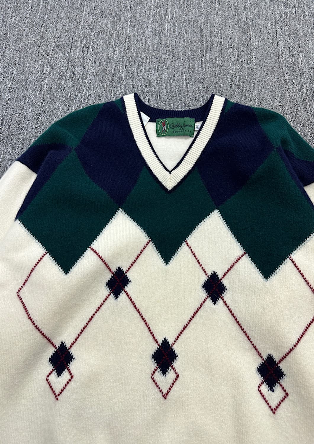 빈티지 스코틀랜드 브이넥 니트  상품이미지2