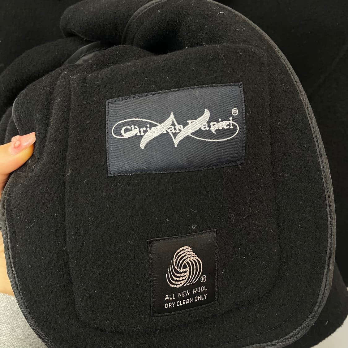 핸드메이드 크리스찬 다니엘 블랙 울 코트 105 상품이미지6