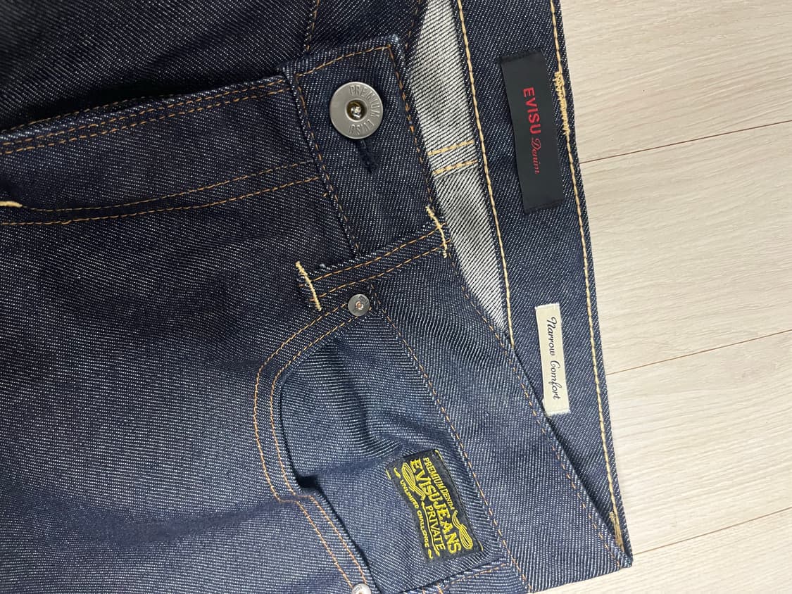 EVISU No.5 피닉스 자수 생지 데님(30-31) 상품이미지2