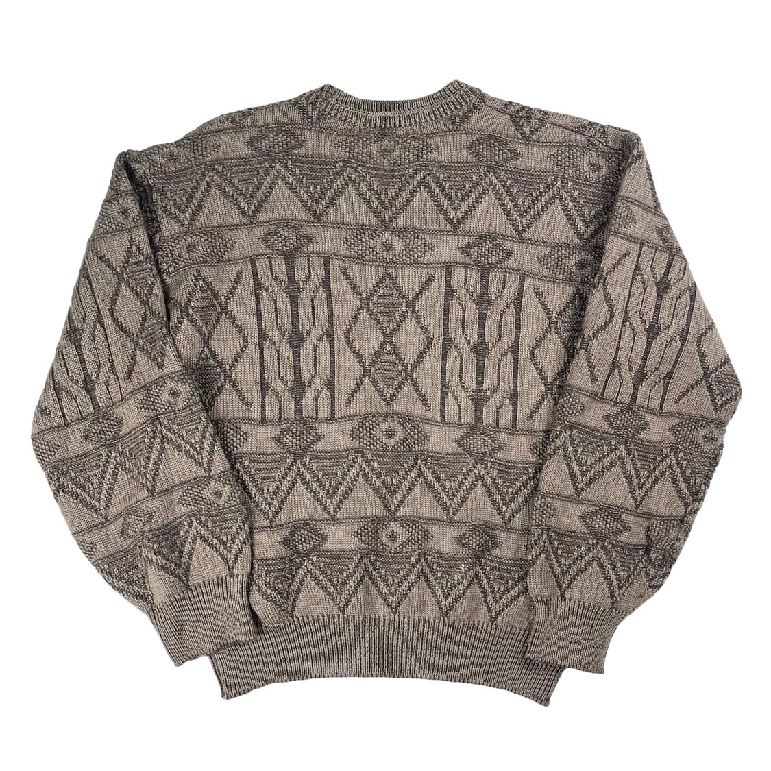[M] 일본 빈티지 패턴 울 니트 스웨터 상품이미지2