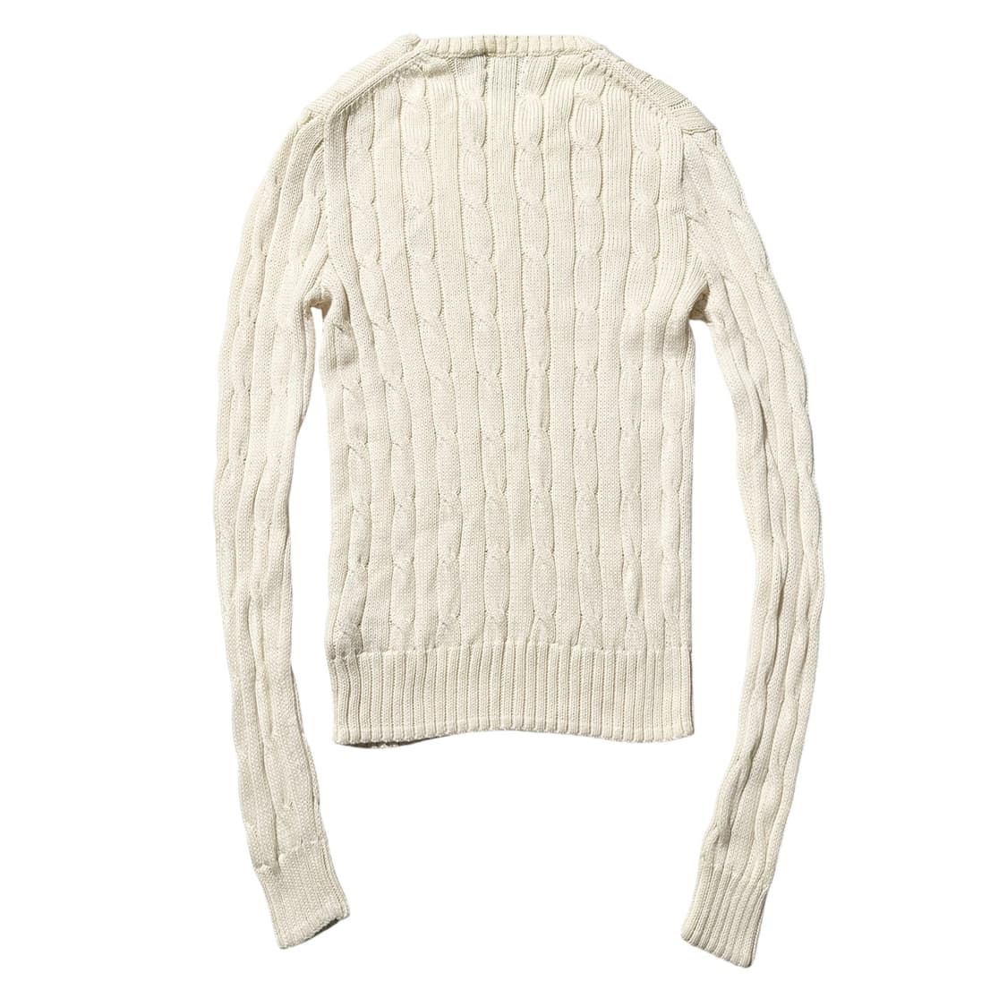 폴로 랄프로렌 피마코튼 케이블 라운드 니트 (신형QR) 상품이미지2