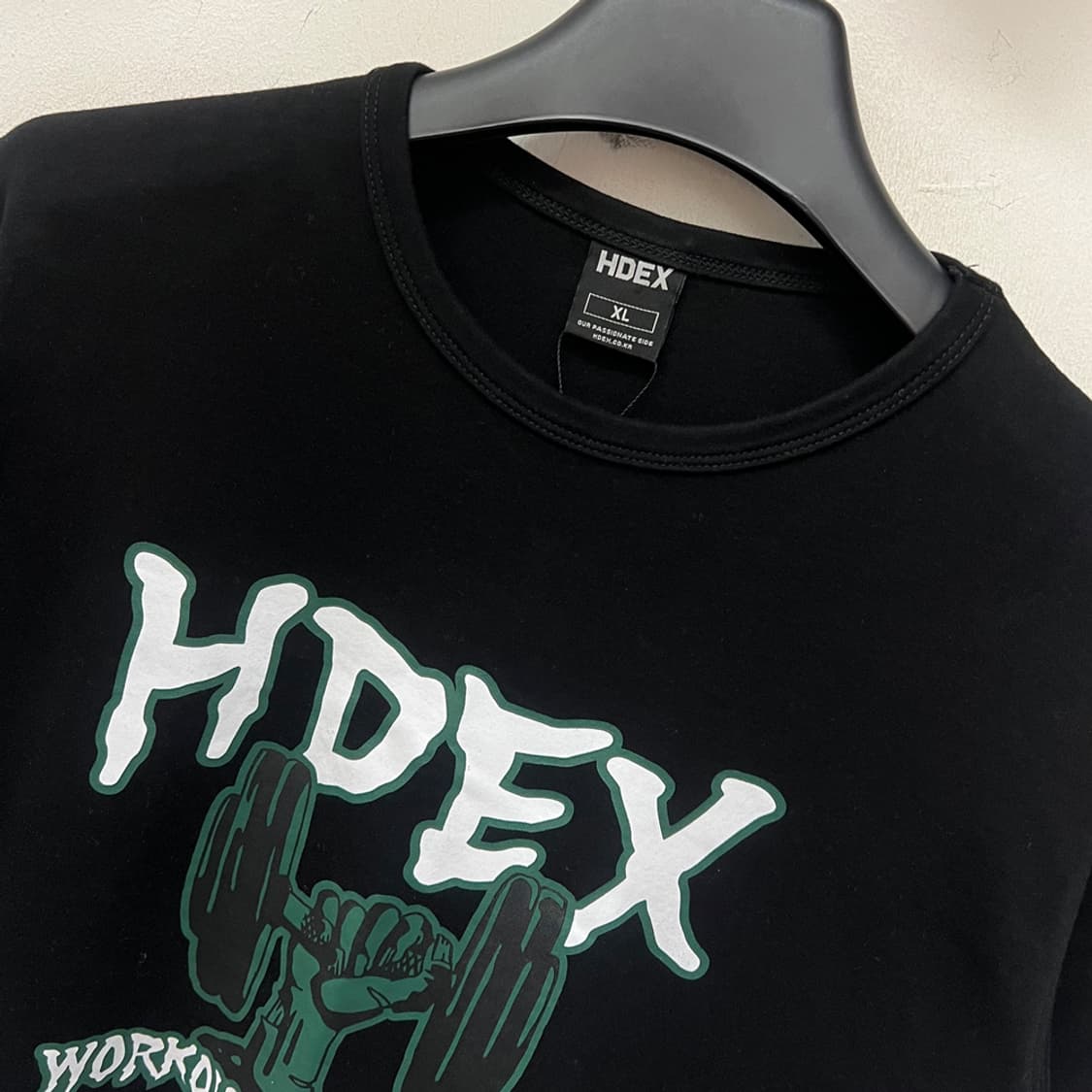 HDEX 에이치덱스 좀비 핸드 머슬핏 반팔티 XL 상품이미지3