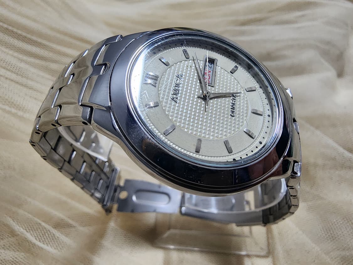 AMICA 아미카 데이데이트 메탈 시계 쿼츠 상품이미지9