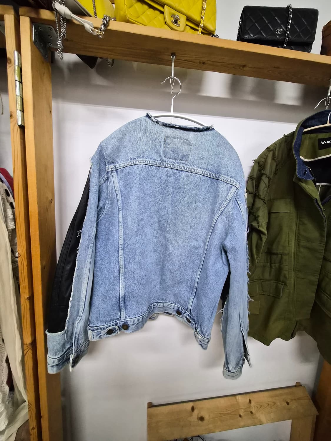 리바이스 가죽트리밍 데님 자켓 상품이미지7