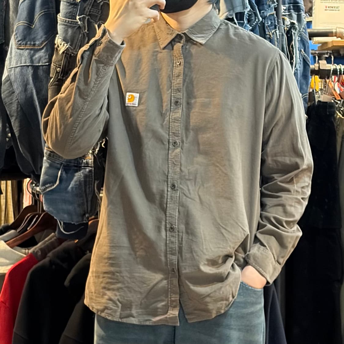 [NO.9] 칼하트 코듀로이 긴팔셔츠 상품이미지2