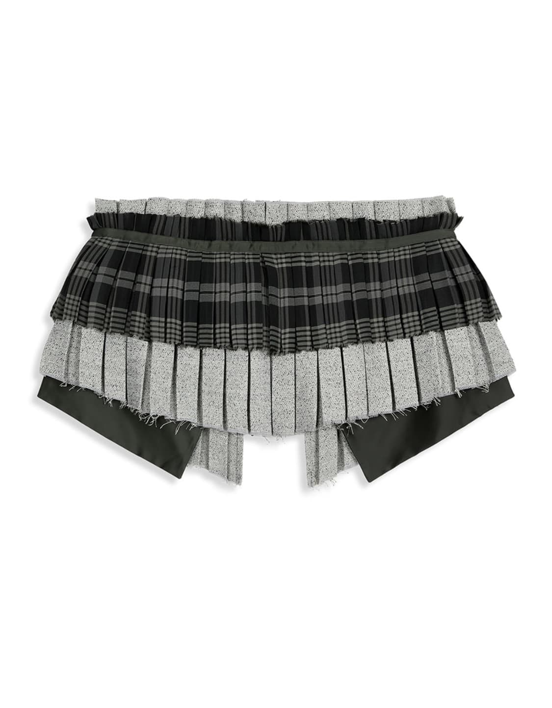 플리츠 레이어드 포켓 벨트 (카키) 상품이미지3