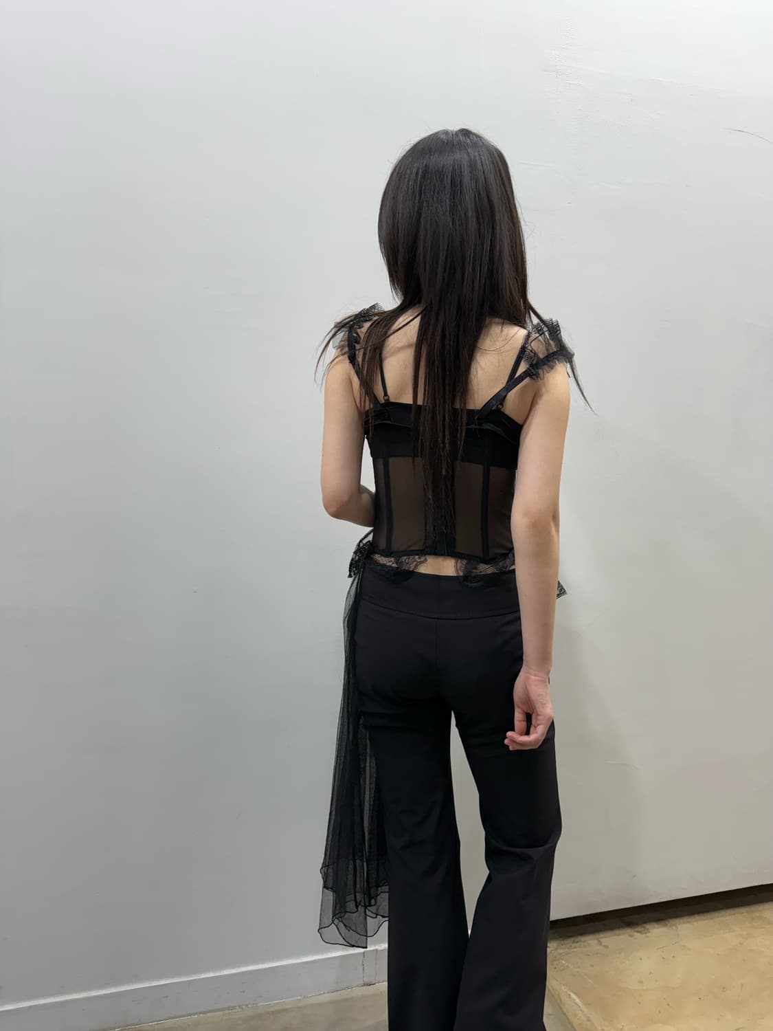 사이드 쉬폰 레이어드 코르셋 상품이미지9