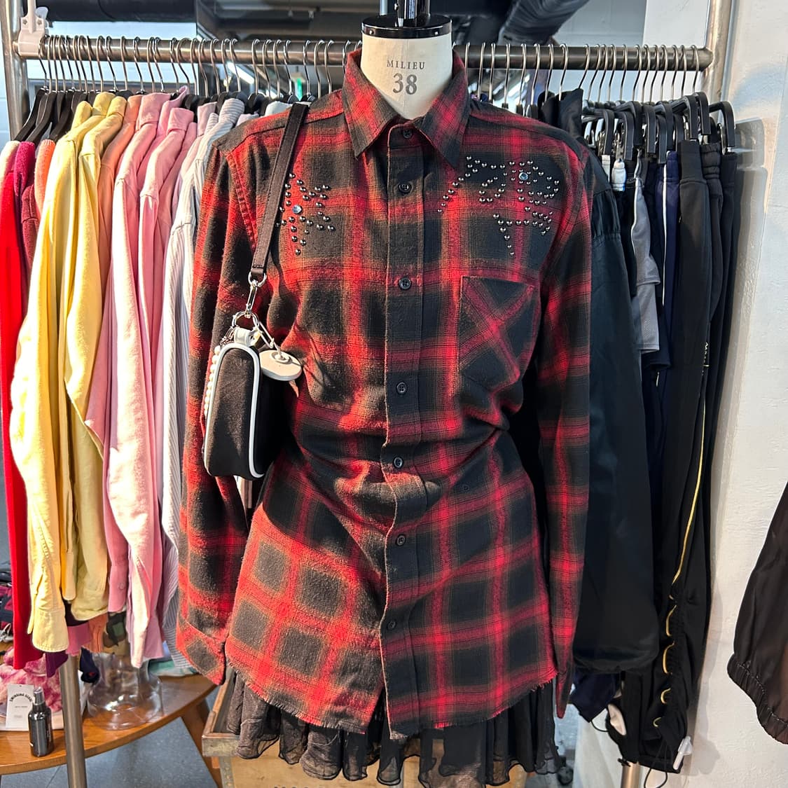 Diesel Cubic Red Check Shirts 상품이미지2