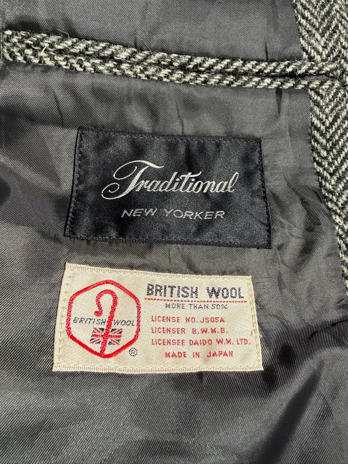 NEW YORKER 헤링본 자켓 (Made In Japan) 상품이미지5