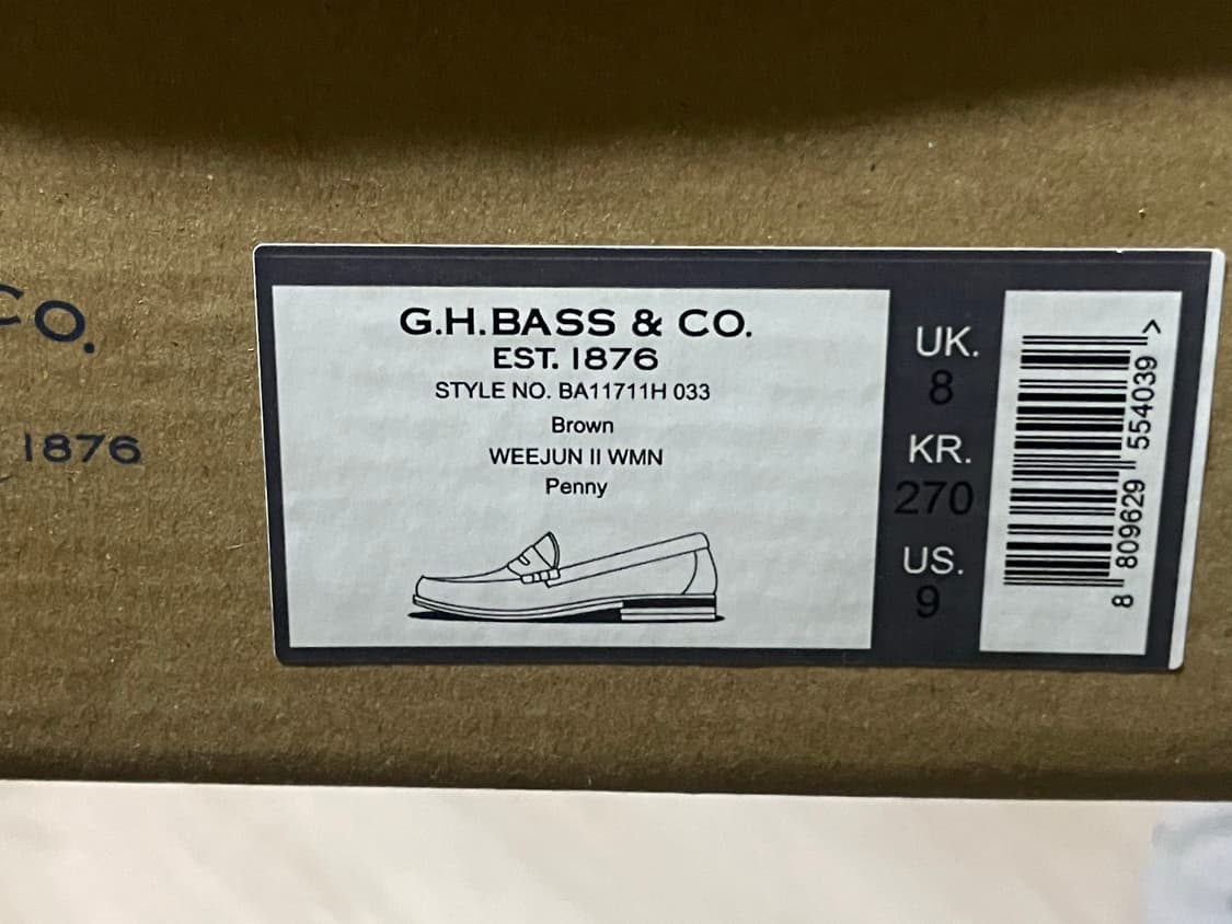 G.H. Bass Weejun II 브라운 페니 로퍼 270 상품이미지3