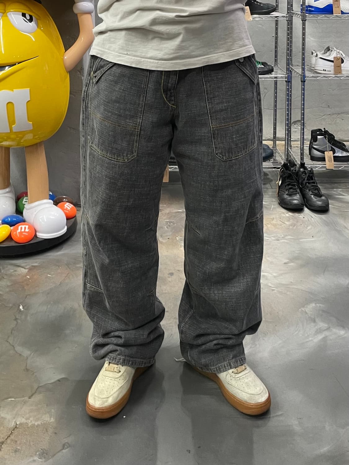 재팬 빈티지 와이드 데님 팬츠 상품이미지7