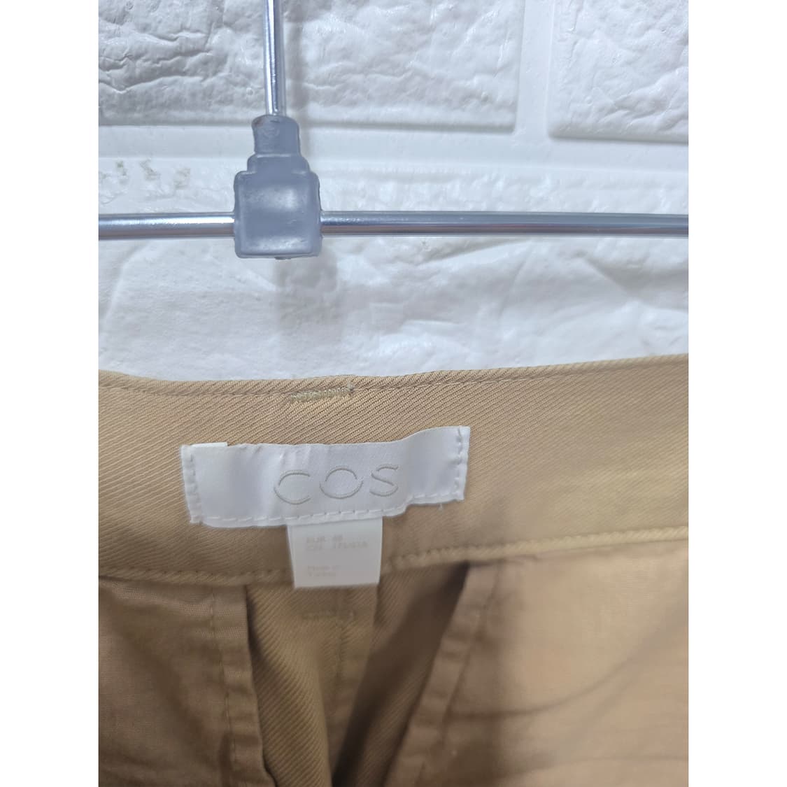 코스 COS 베이지 코튼 팬츠 32인치 상품이미지2