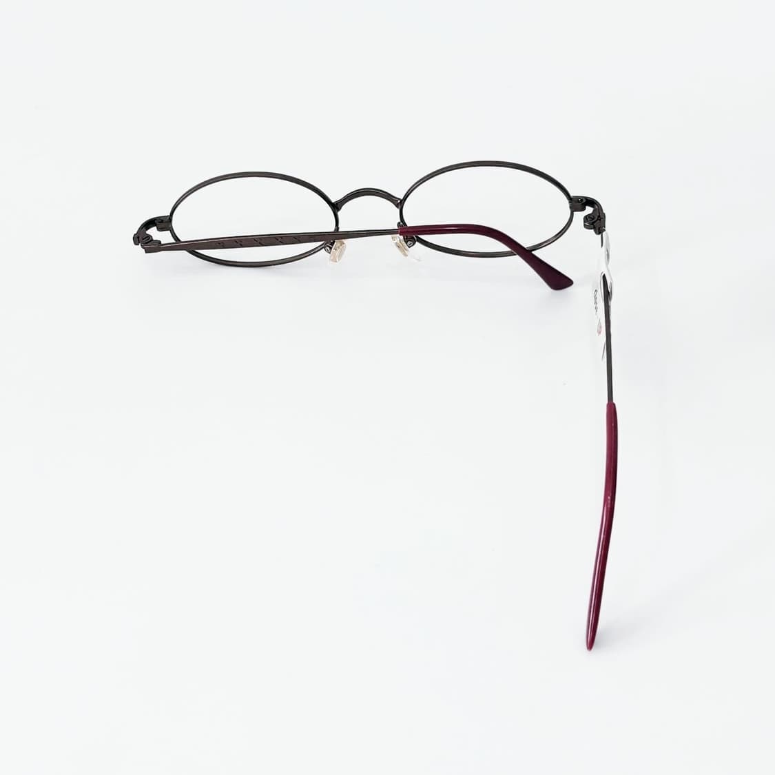 Close-up 브라운 오벌 메탈 데드스탁 빈티지안경 상품이미지3