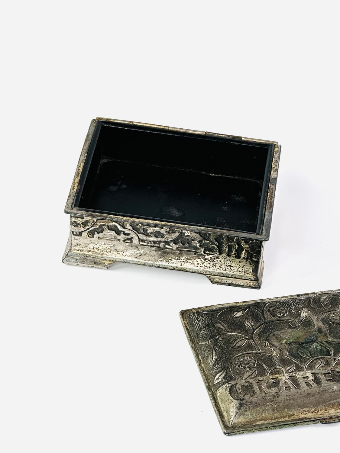 일본 빈티지 실버 시가렛 케이스 소품함  상품이미지5