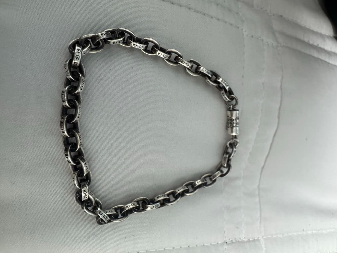 크롬하츠 페이퍼체인 7인치 팔찌 상품이미지2