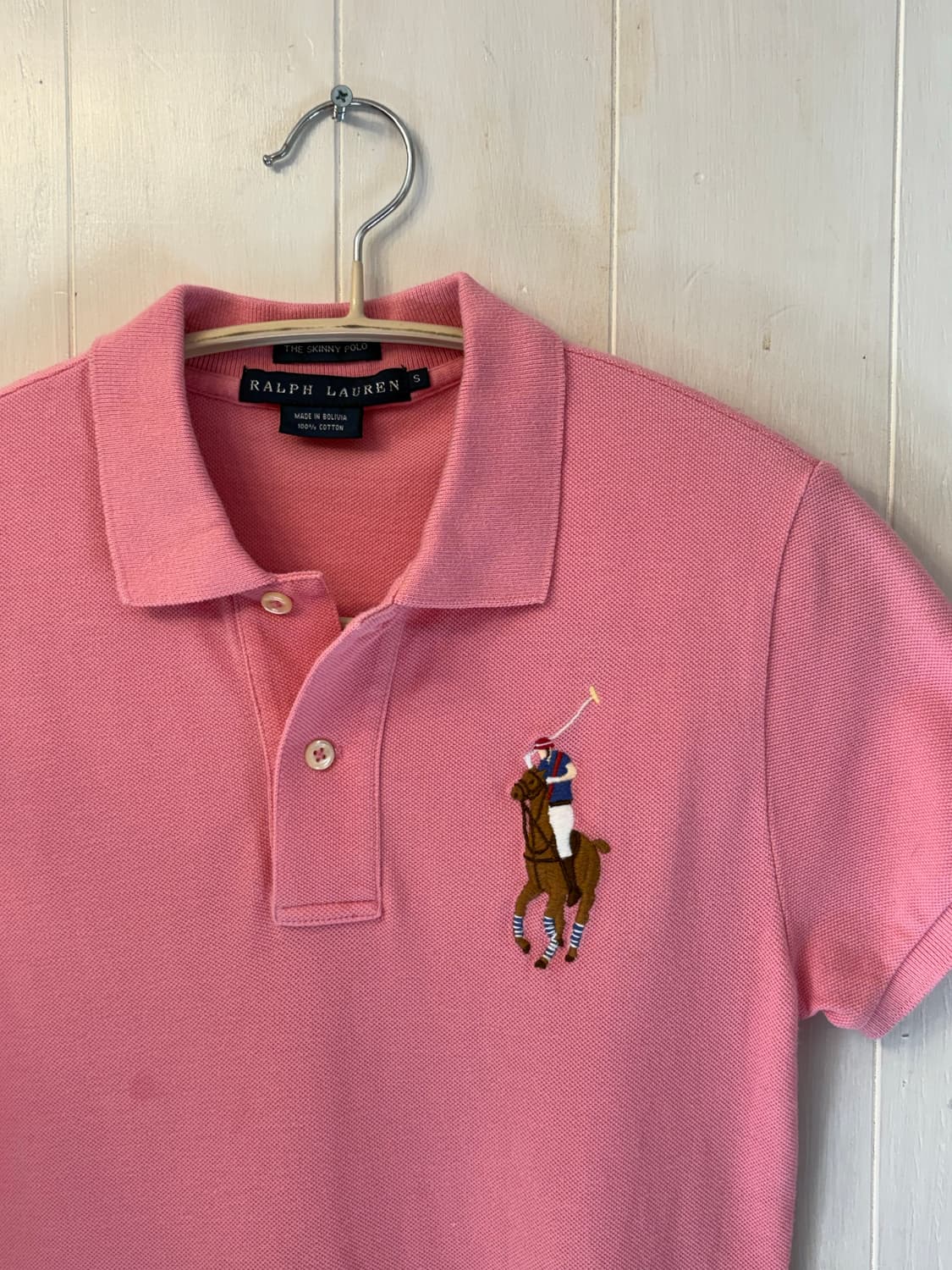 POLO Embroidery Big Pony Pink T 상품이미지3