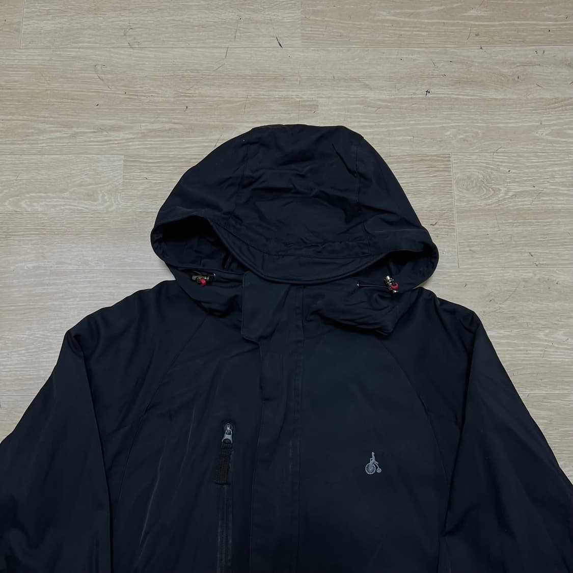 빈폴 스포츠 자수 로고 바람막이 후드자켓 [블랙] L/100 상품이미지2