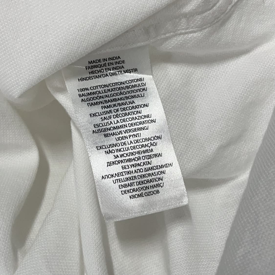 [정품] 폴로 화이트 / 네이비포니 솔리드 셔츠 [ 15 ] 상품이미지6