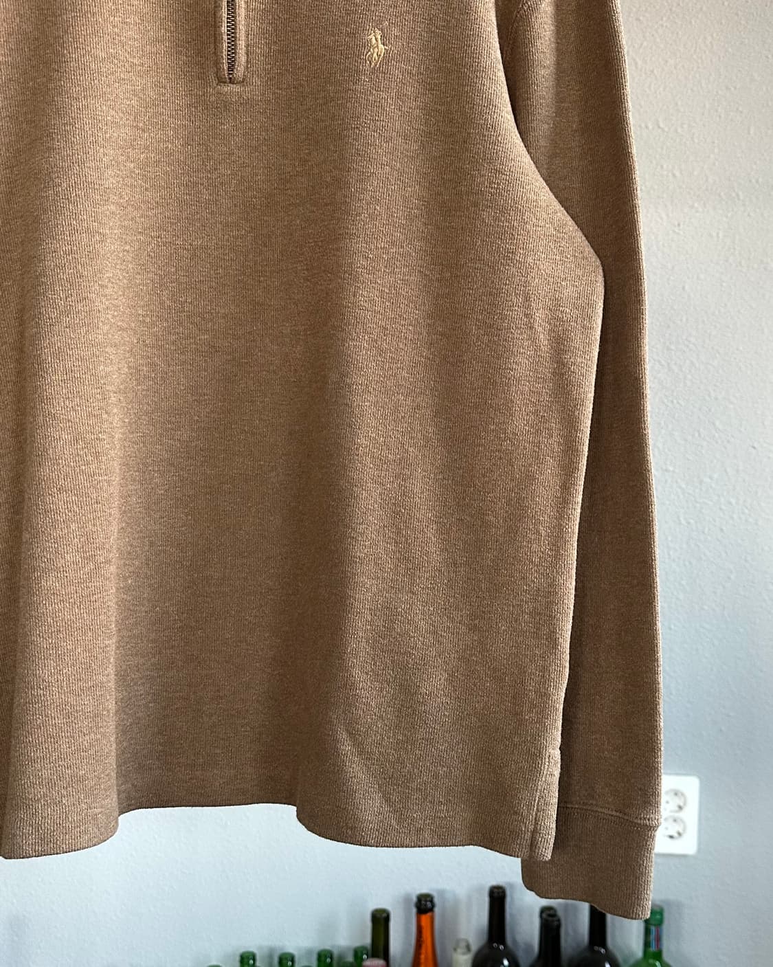[M]폴로 랄프로렌 브라운 하프집업 코튼 니트 상품이미지5