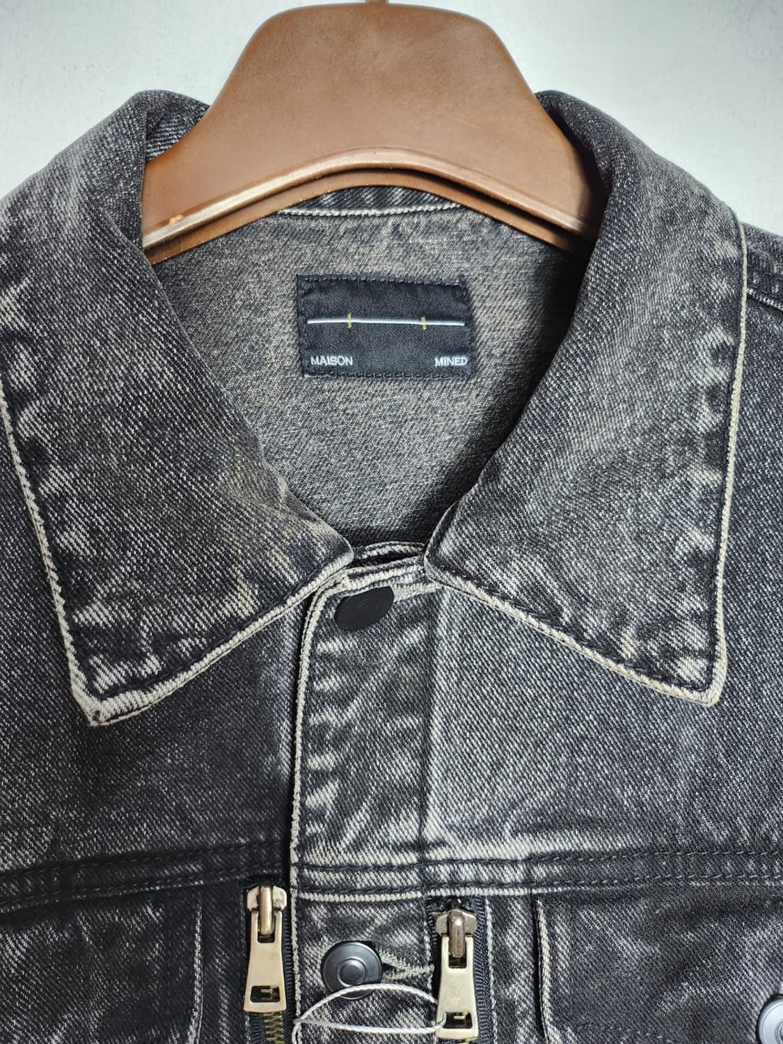 메종미네드 바이커 데님 자켓 상품이미지3