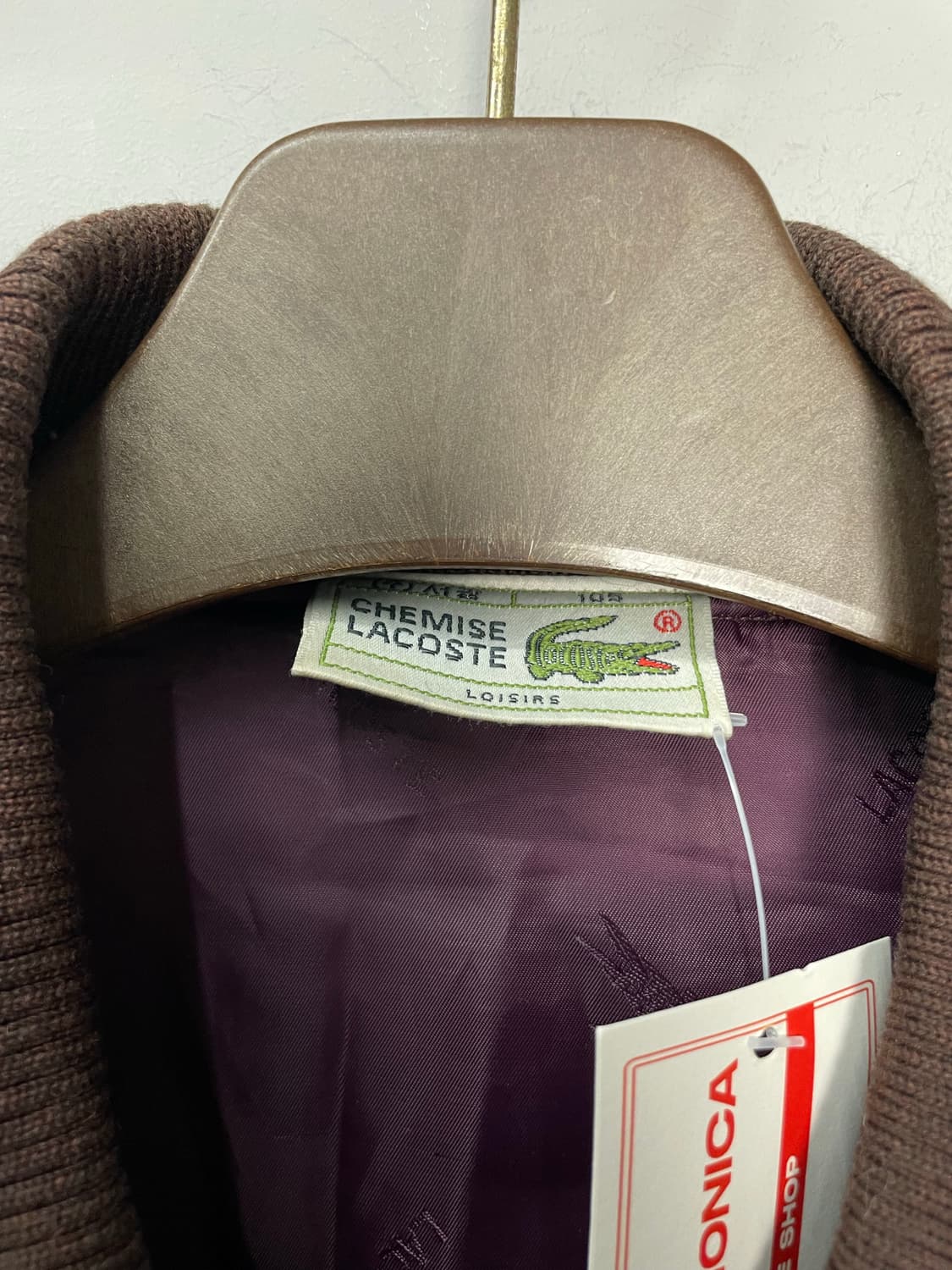 라코스테 체크 패턴 블루종 자켓 H1264 상품이미지5