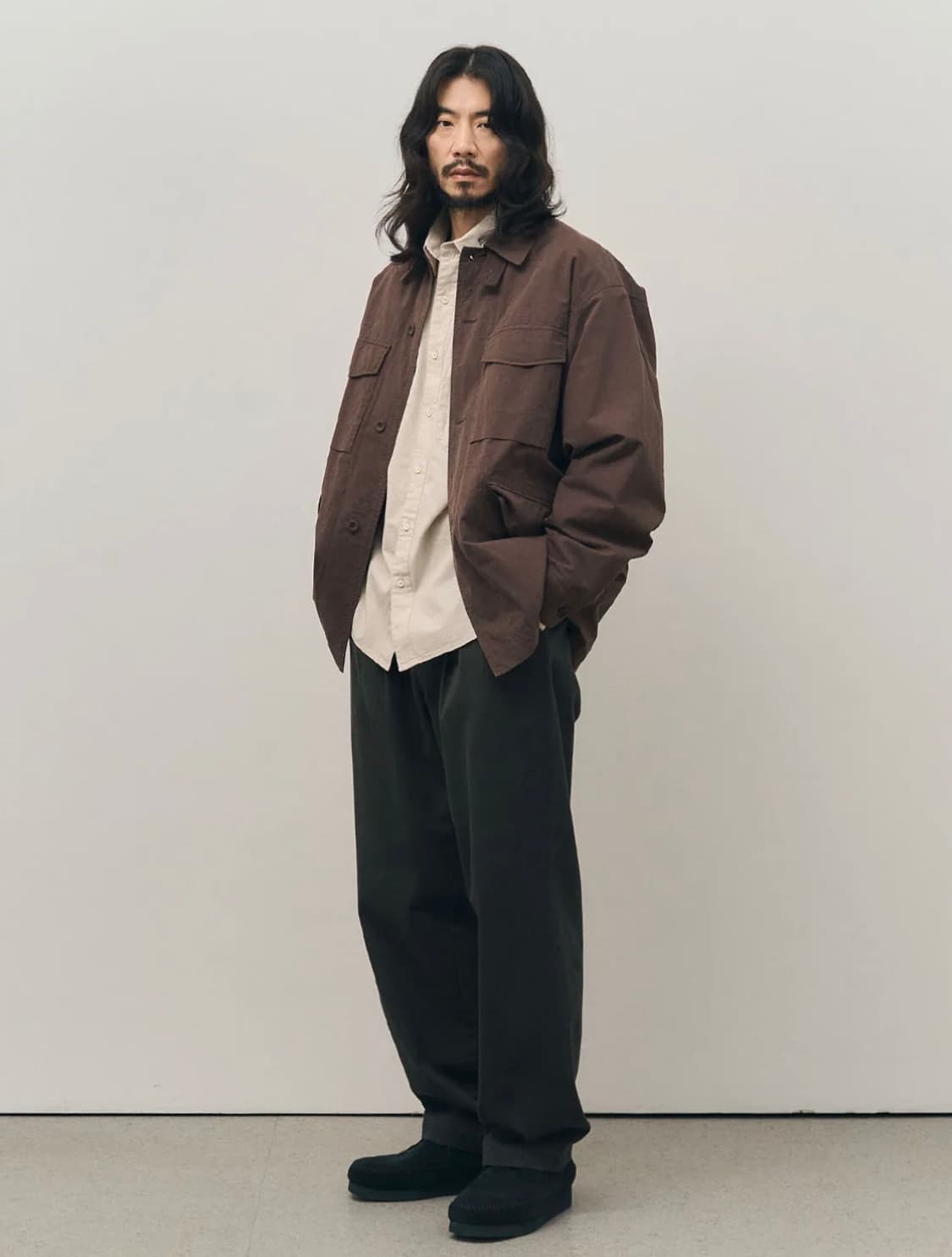 [2] 러프사이드 BDU jacket maroon 상품이미지2