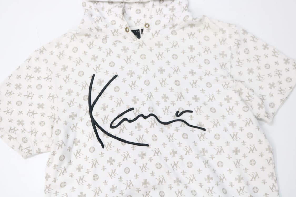 칼카니 빈티지 모노그램 올오버 패턴 반팔 후드 (XXL) 상품이미지3