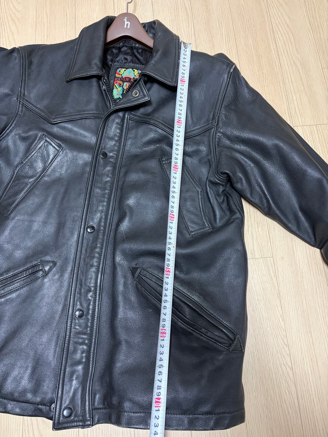 Randy Rios 빈티지 웨스턴 레더 카코트 상품이미지9