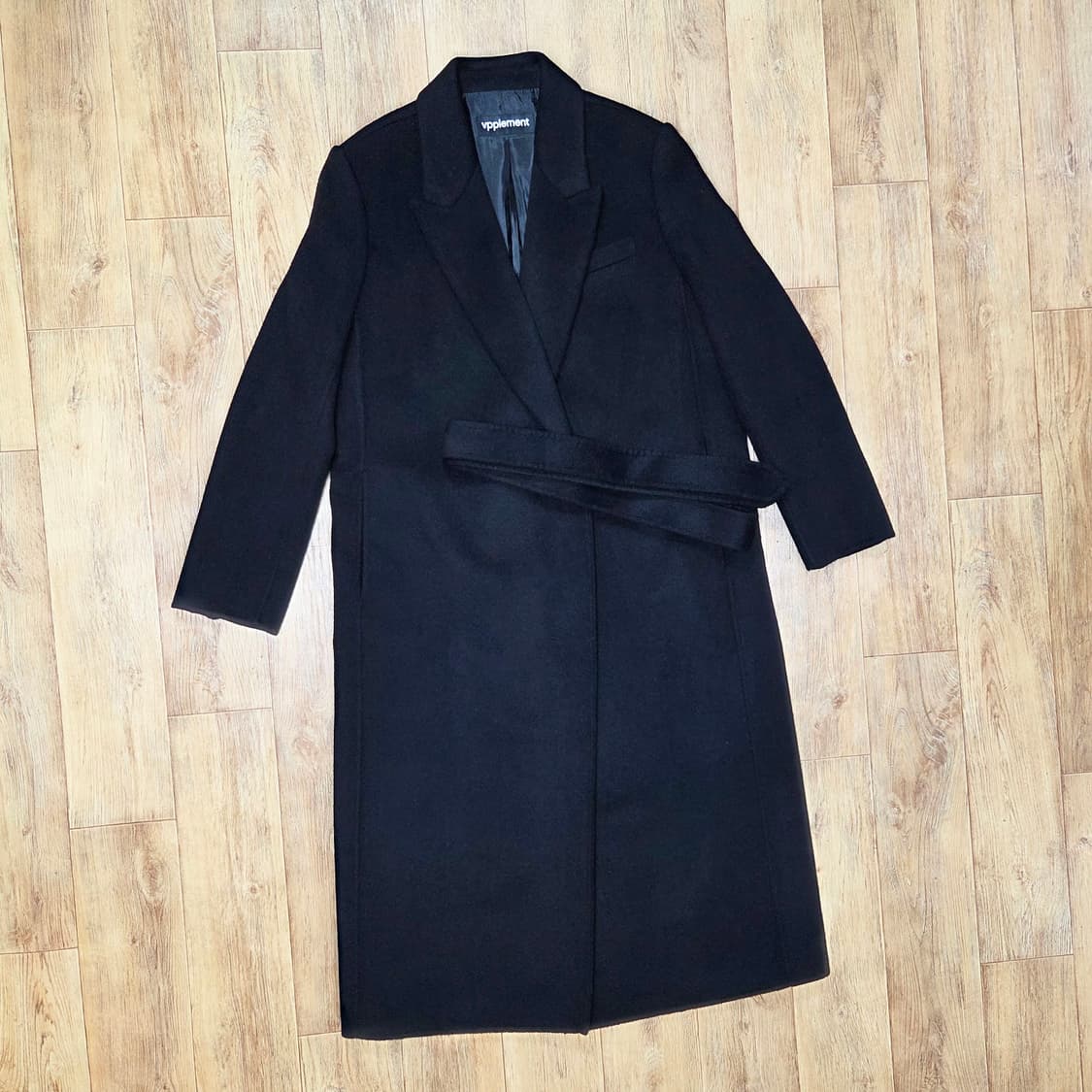 브플먼트(VPPLEMENT) 캐시 블렌드 벨티드 핸드메이드코트 55 상품이미지5