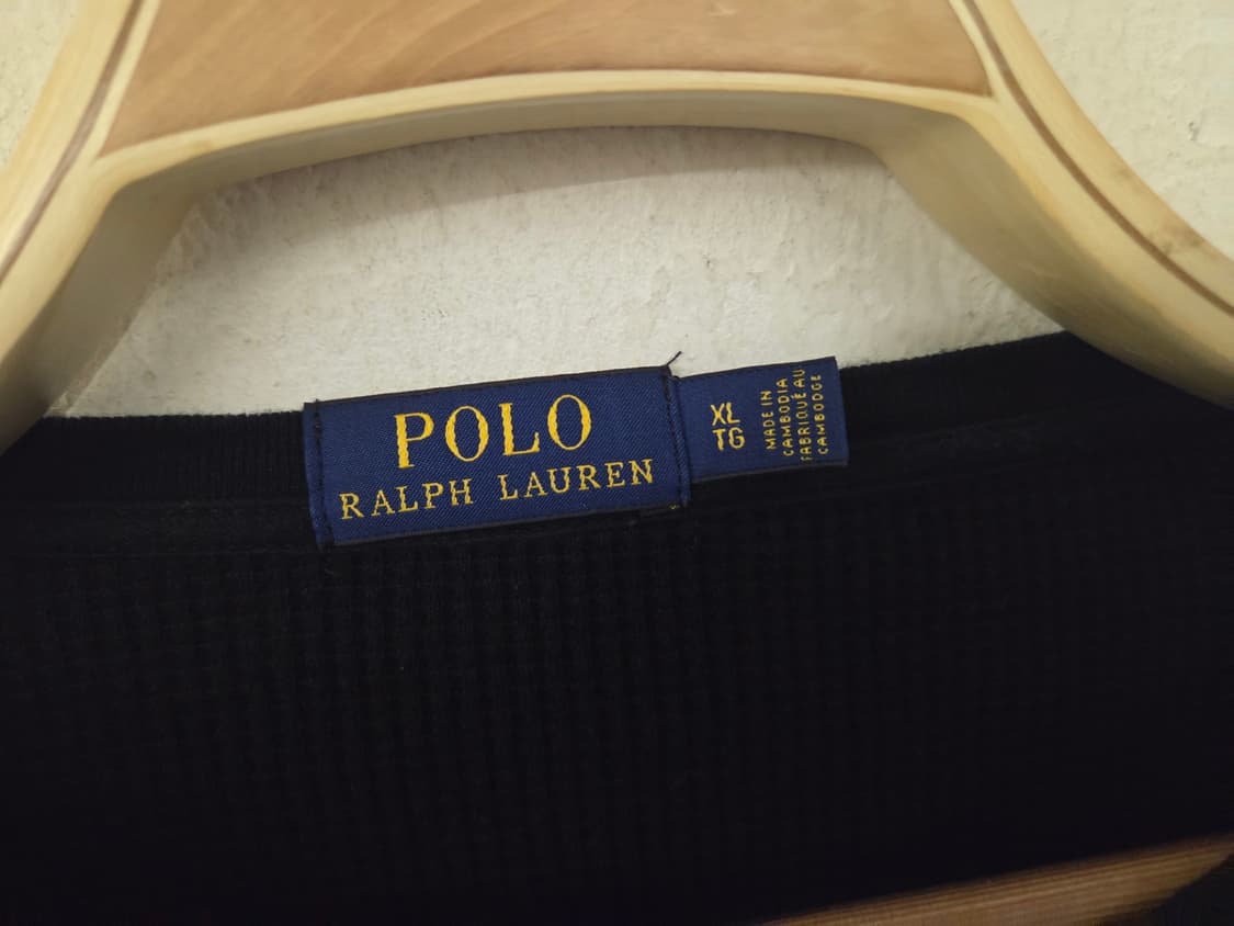 폴로 검정 긴팔 티셔츠 상품이미지4