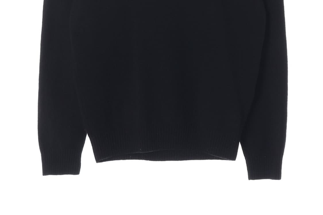 라코스테 클래식핏 울 블랙 니트 M 상품이미지4