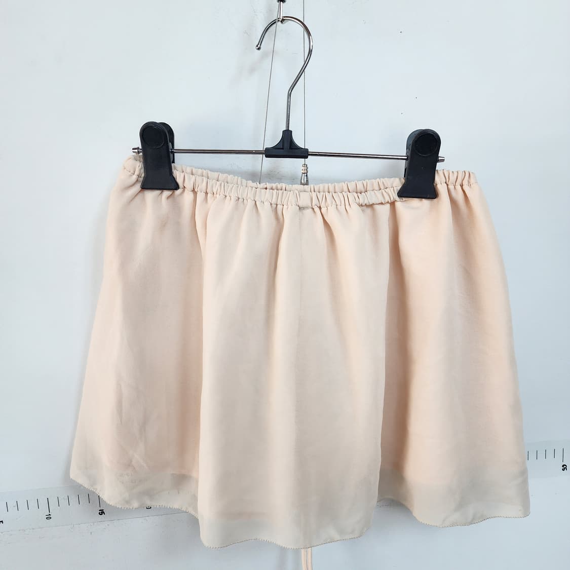 수입 시스루 아이보리 반바지 상품이미지3