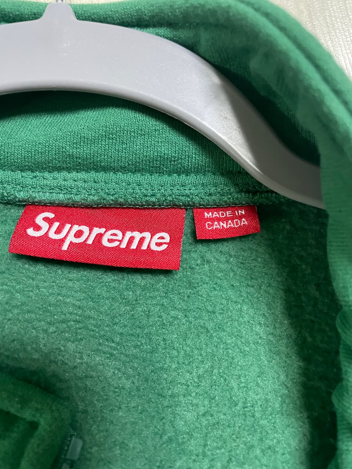 슈프림 컬리지에이트 하프 집 풀오버 라이트 파인 - 24FW 상품이미지5