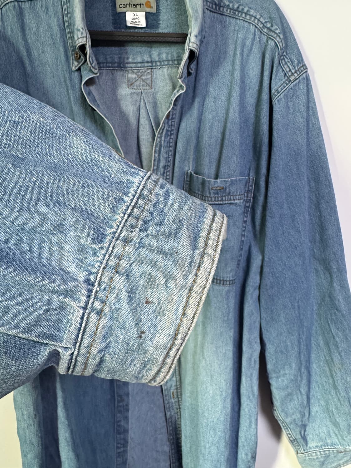 칼하트 헤비 데님 셔츠 110-115 상품이미지5