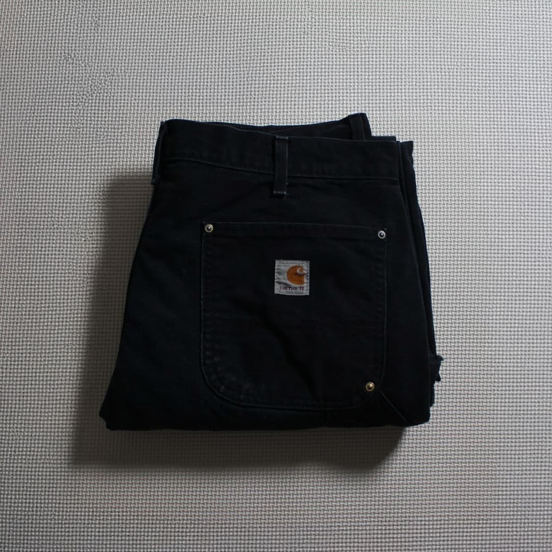 Carhartt 칼하트 B01 BLK 오리지널핏 덕 워크팬츠  상품이미지1