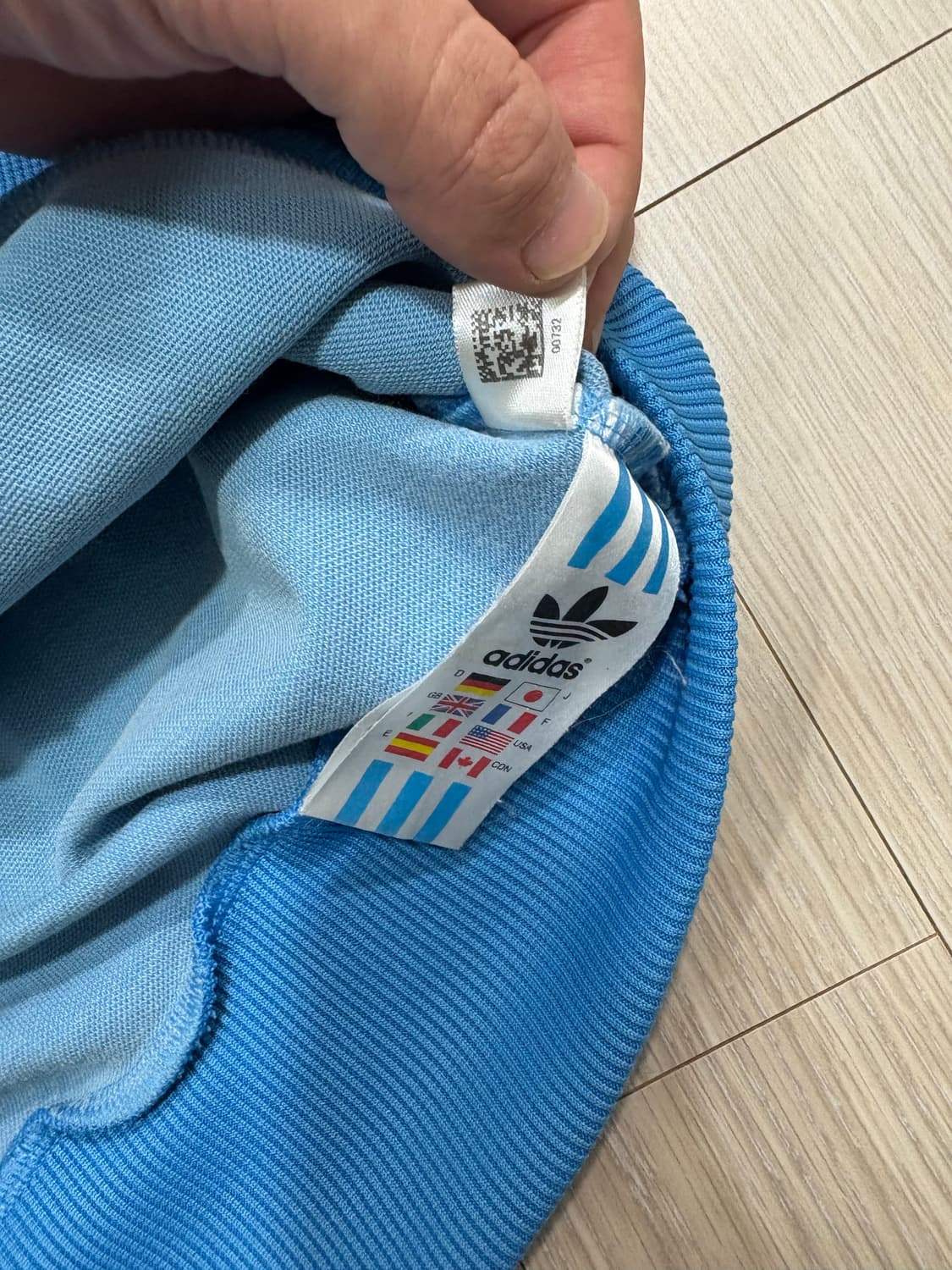 아디다스 파이어버드 스포티 트랙탑 져지 스카이블루 상품이미지7