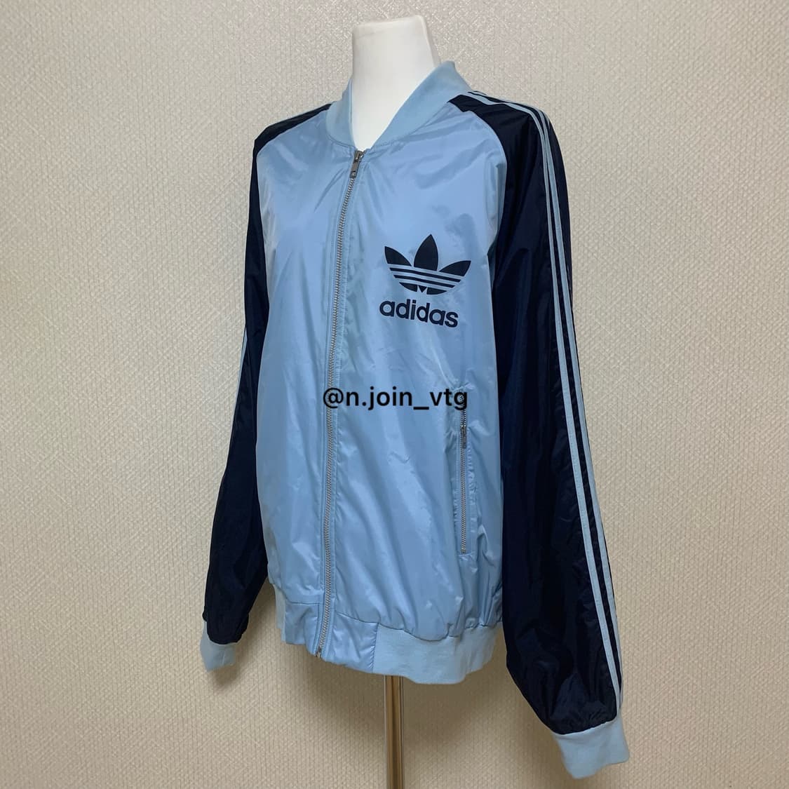 아디다스 하늘 네이비 바시티 남성 져지 자켓 상품이미지2